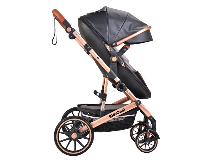 COCHE DUO CUNA KIDSCOOL 3 EN 1 EGG NEGRO - 8
