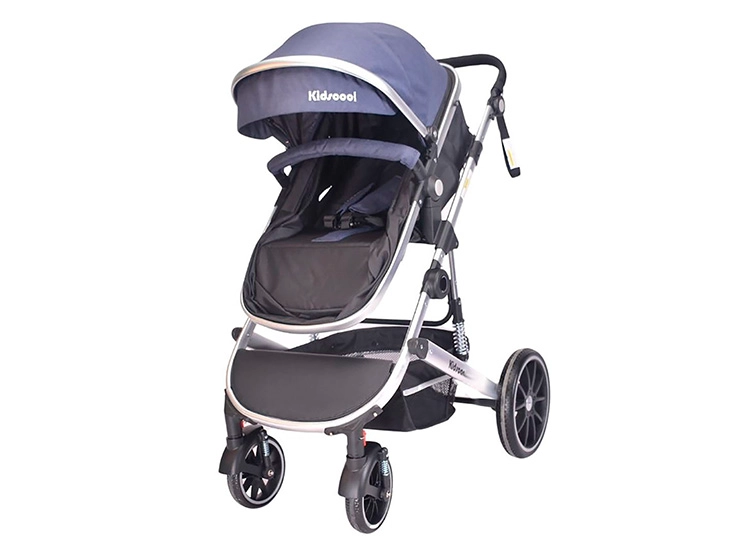COCHE DUO CUNA KIDSCOOL 3 EN 1 LUX AZUL - 1