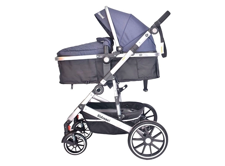 COCHE DUO CUNA KIDSCOOL 3 EN 1 LUX AZUL - 3