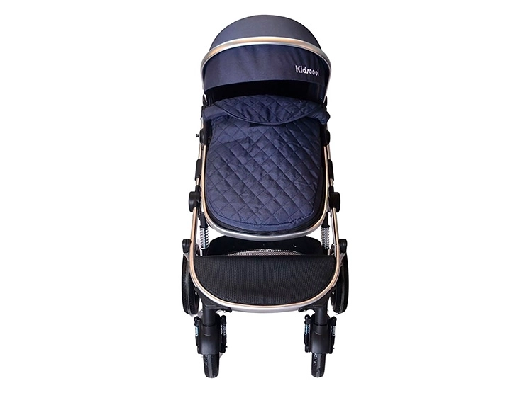 COCHE DUO CUNA KIDSCOOL 3 EN 1 LUX AZUL - 4