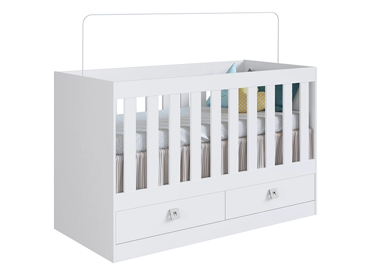 CUNA MULTIFUNCIONAL KIDSCOOL 3 EN 1 NEW AMORE BE062BR BLANCO - 1