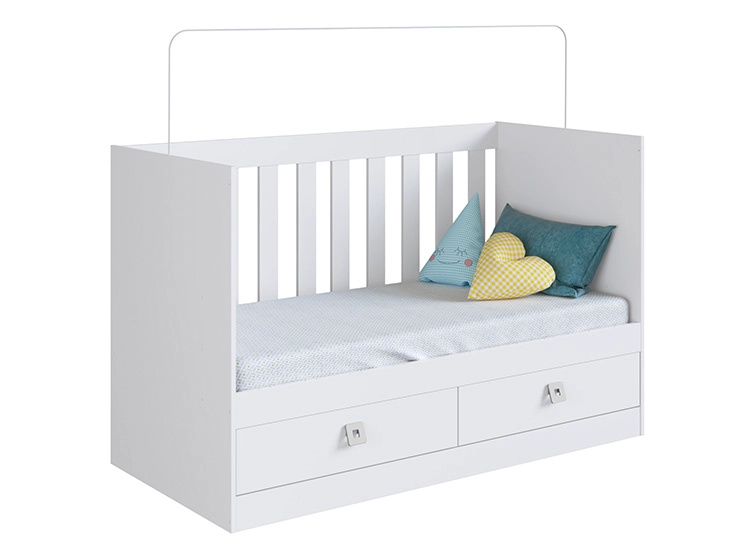 CUNA MULTIFUNCIONAL KIDSCOOL 3 EN 1 NEW AMORE BE062BR BLANCO - 2
