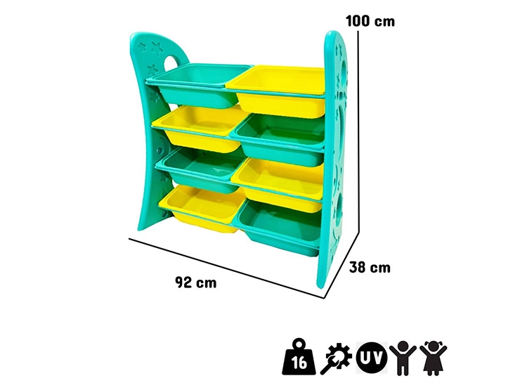 ESTANTE KIDS AZUL SUNNY - 4