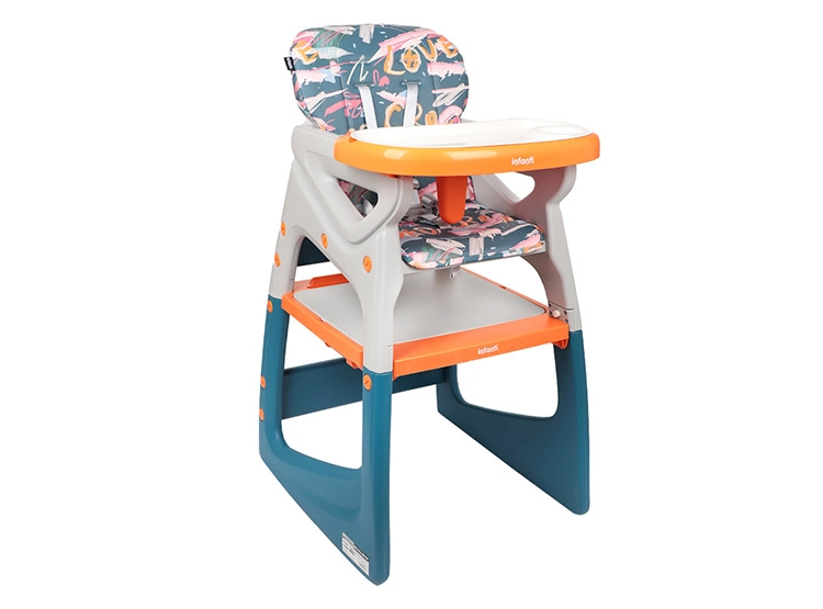 SILLA DE COMER ALTA SIT-UP PLUS NARANJA/AZUL INFANTI - 1
