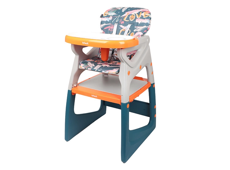 SILLA DE COMER ALTA SIT-UP PLUS NARANJA/AZUL INFANTI - 2