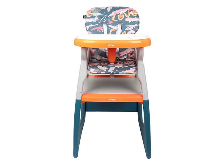 SILLA DE COMER ALTA SIT-UP PLUS NARANJA/AZUL INFANTI - 3