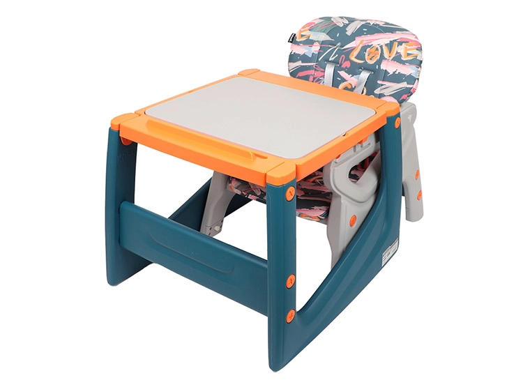SILLA DE COMER ALTA SIT-UP PLUS NARANJA/AZUL INFANTI - 5