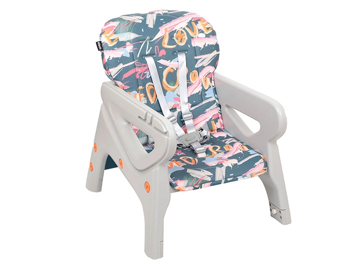 SILLA DE COMER ALTA SIT-UP PLUS NARANJA/AZUL INFANTI - 6