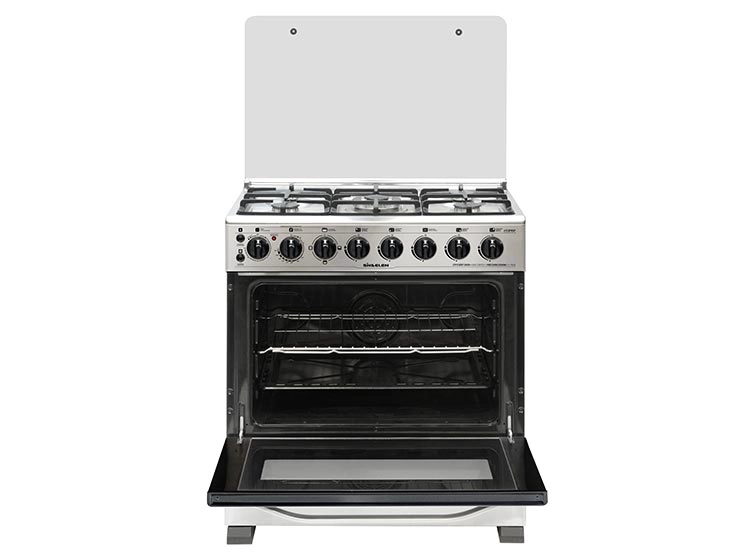 COCINA A GAS SINDELEN CH-740NI 5 PLATOS HORNO ELÉCTRICO ACERO - 3
