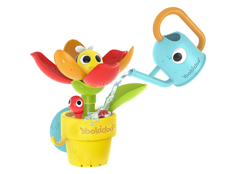 JUEGO DE BAÑO ABEJITA DE AGUA INFANTIL BEBÉ NIÑO NIÑA TINA - 2