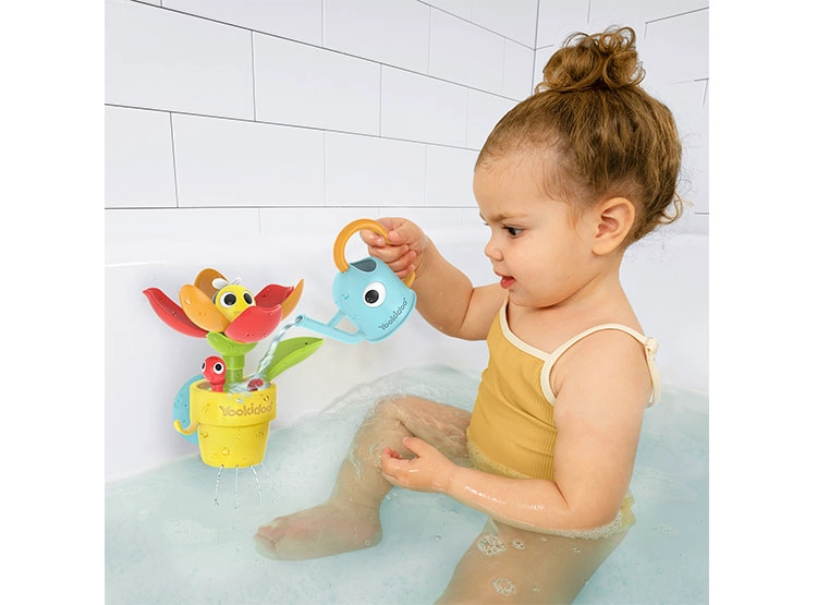 JUEGO DE BAÑO ABEJITA DE AGUA INFANTIL BEBÉ NIÑO NIÑA TINA - 7