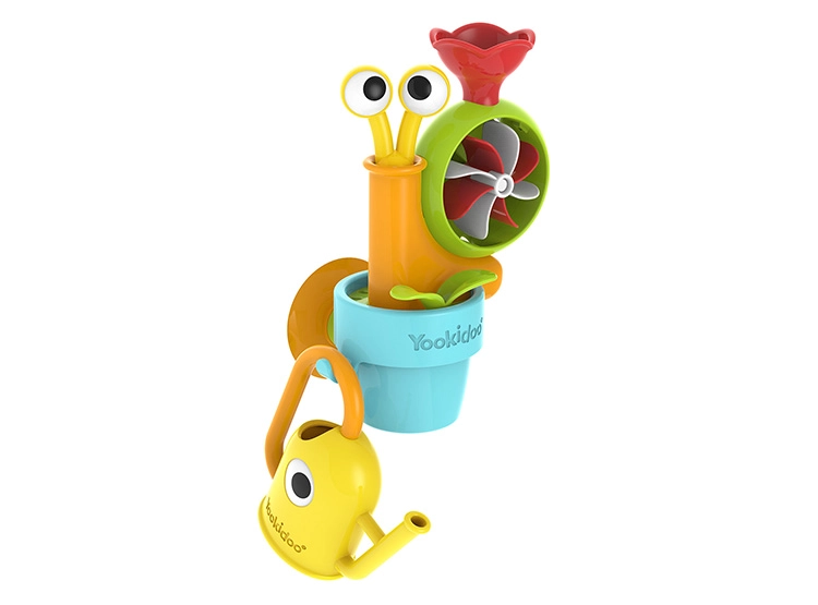 JUEGO DE BAÑO CARACOL DE AGUA INFANTIL BEBÉ NIÑO NIÑA TINA - 2