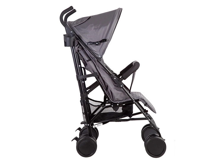 COCHE PARAGUA BEBE KHRONOS PLEGABLE COMPACTO GRIS OSCURO - 2
