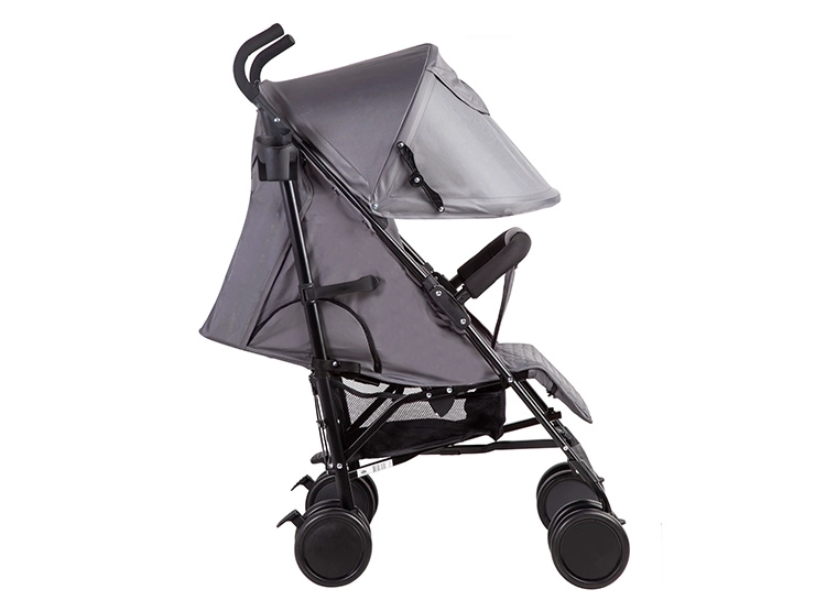 COCHE PARAGUA BEBE KHRONOS PLEGABLE COMPACTO GRIS OSCURO - 4