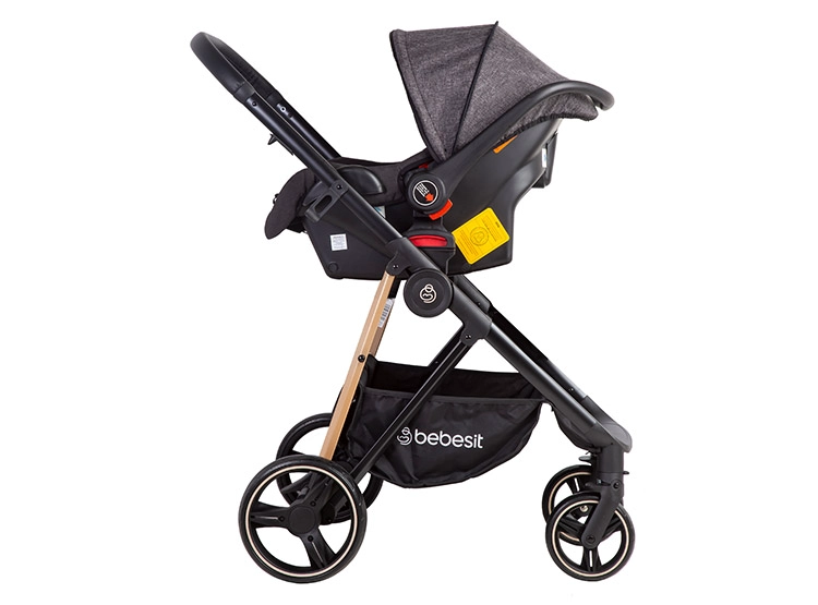 COCHE CUNA TRAVEL SYSTEM BEBE COSMOS CON BASE NEGRO BEBESIT - 5