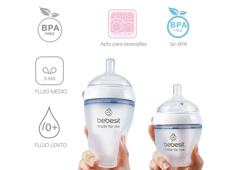 PACK MAMADERAS MY CUP + MANILLA Y TETINA BEBESIT - 8