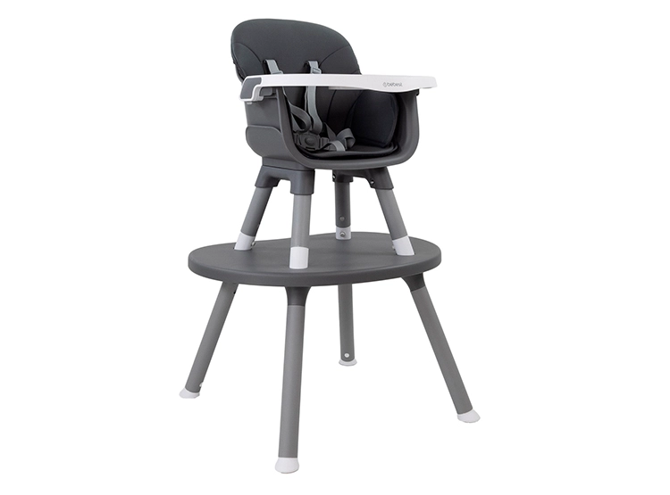 SILLA DE COMER BEBE BABY DESK 3&1 GRIS BEBESIT - 1