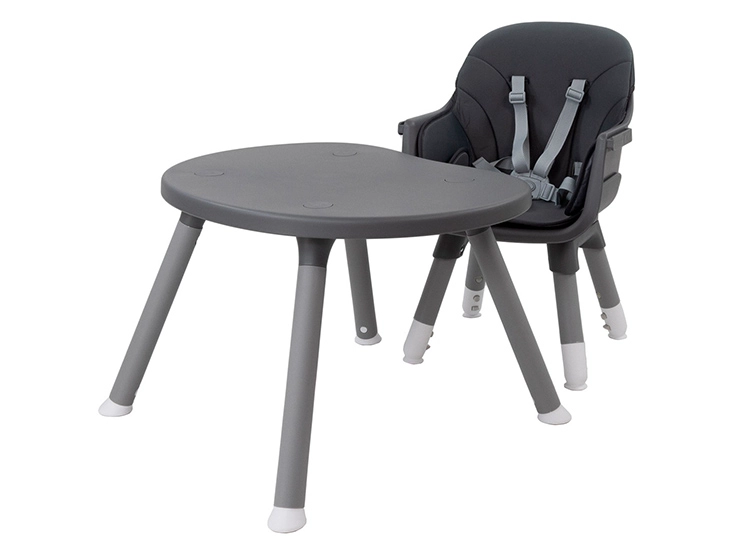 SILLA DE COMER BEBE BABY DESK 3&1 GRIS BEBESIT - 4