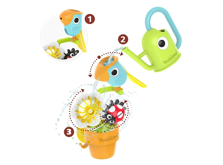 JUEGO DE BAÑO TUCAN Y CHINITA DE AGUA INFANTIL BEBÉ - 3