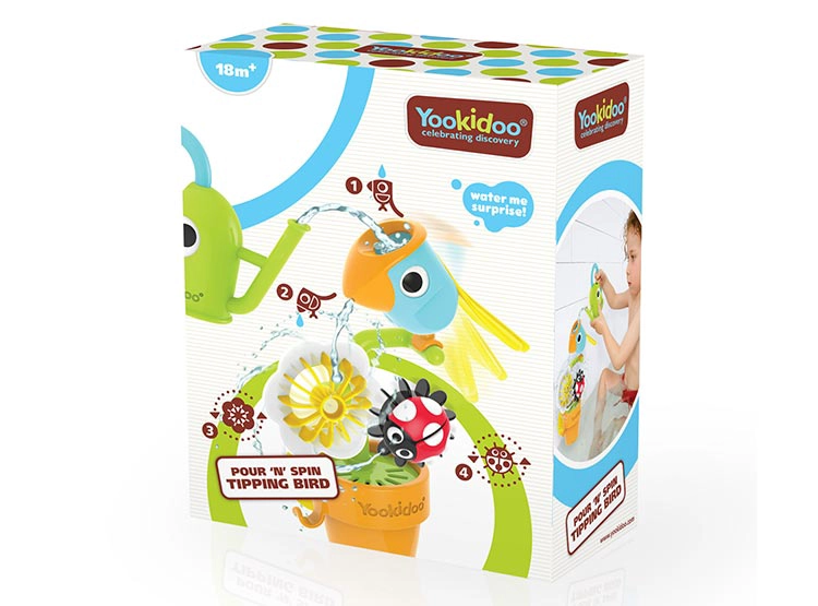 JUEGO DE BAÑO TUCAN Y CHINITA DE AGUA INFANTIL BEBÉ - 6