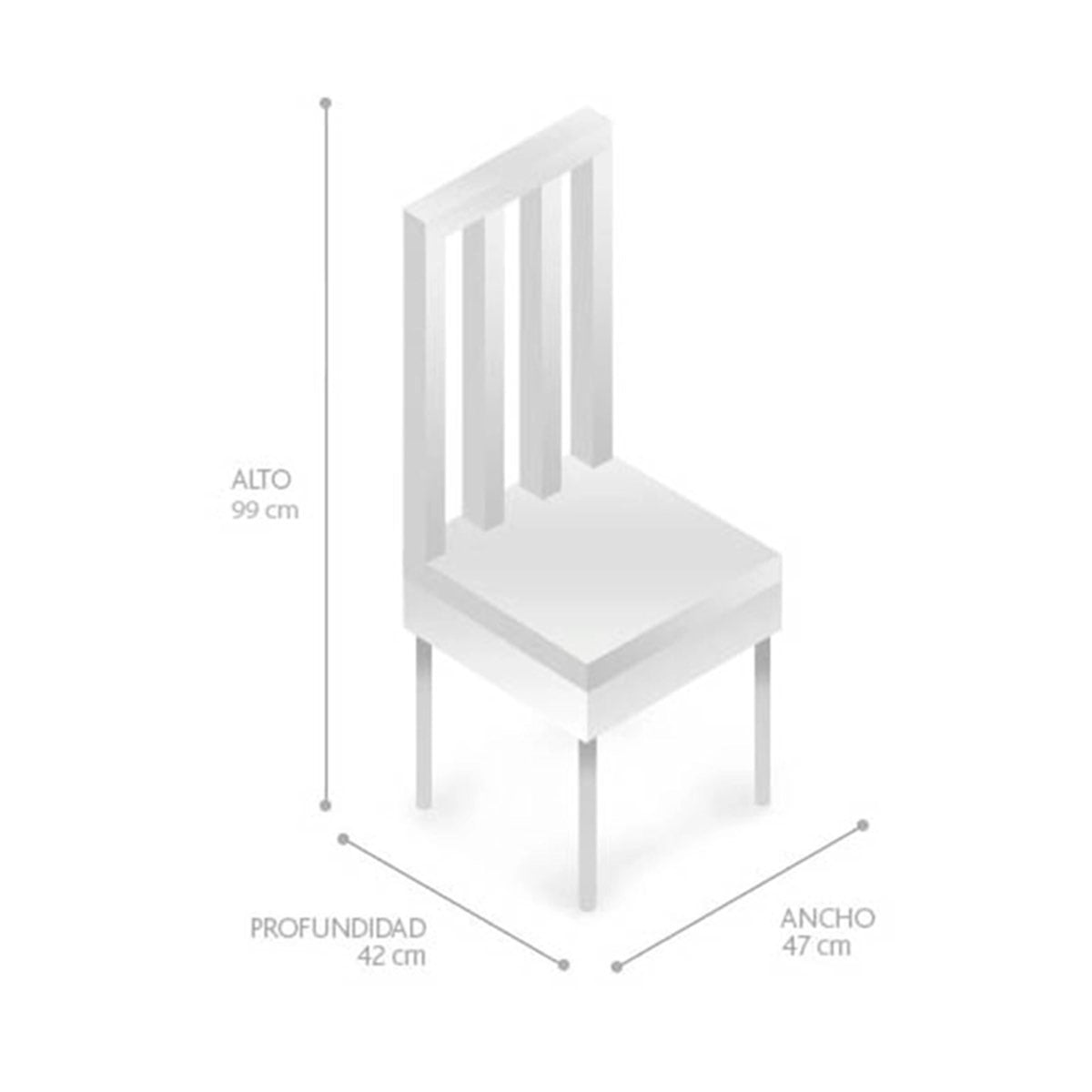 JUEGO DE COMEDOR RIPLEY HOME LYON 4S CAFÉ OSCURO - 9