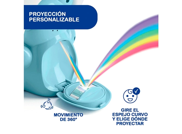 PROYECTOR OSITO ARCOIRIS AZUL - 4