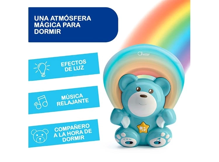 PROYECTOR OSITO ARCOIRIS AZUL - 5