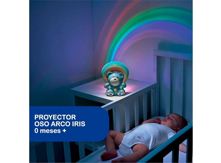 PROYECTOR OSITO ARCOIRIS AZUL - 6