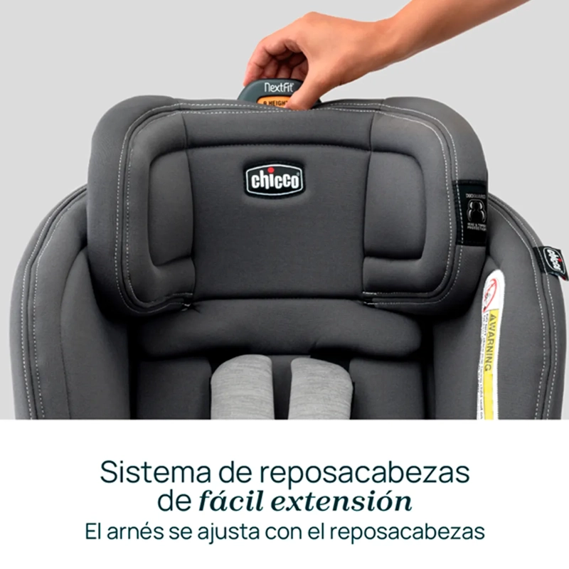 SILLA DE AUTO CONVERTIBLE CHICCO NEXTFIT CLEARTEX CON LATCH - 4