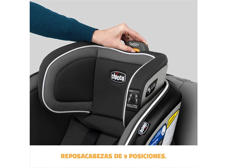 SILLA AUTO CHICCO SILLA CONVERTIBLE NEXTFIT ZIP CARBON GRIS - 2