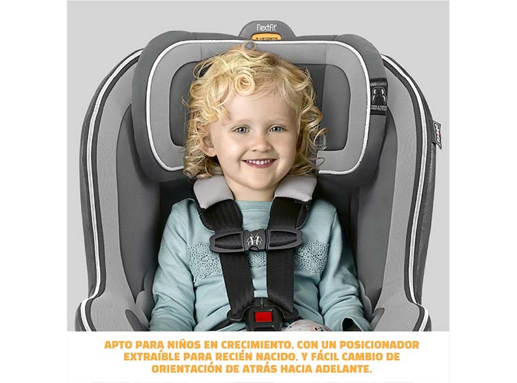 SILLA AUTO CHICCO SILLA CONVERTIBLE NEXTFIT ZIP CARBON GRIS - 3