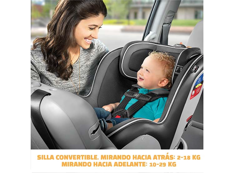 SILLA AUTO CHICCO SILLA CONVERTIBLE NEXTFIT ZIP CARBON GRIS - 7