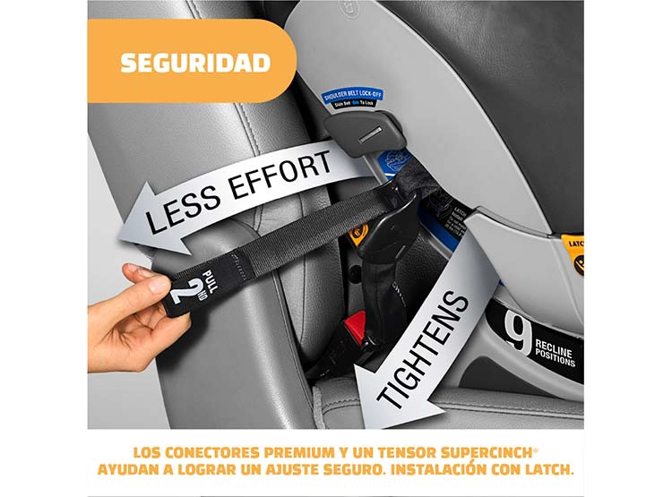 SILLA AUTO CHICCO SILLA CONVERTIBLE NEXTFIT ZIP CARBON GRIS - 8