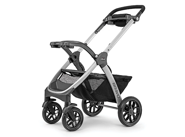 COCHE TRAVEL SYSTEM CHICCO BRAVO CON HUEVITO KEYFIT GRIS - 2