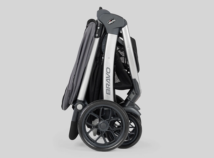 COCHE TRAVEL SYSTEM CHICCO BRAVO CON HUEVITO KEYFIT GRIS - 7