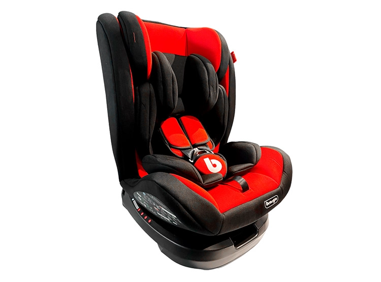 SILLA AUTO BEBEGLO CONVERTIBLE MULTIETAPA ISOFIX 360° RS-3840 (BXS223A) ROJO - 1