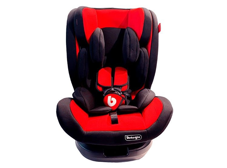 SILLA AUTO BEBEGLO CONVERTIBLE MULTIETAPA ISOFIX 360° RS-3840 (BXS223A) ROJO - 2