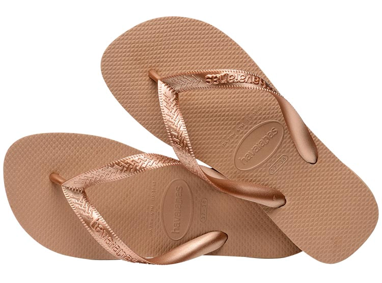 SANDALIAS MUJER HAVAIANAS DORADO TOP - 3