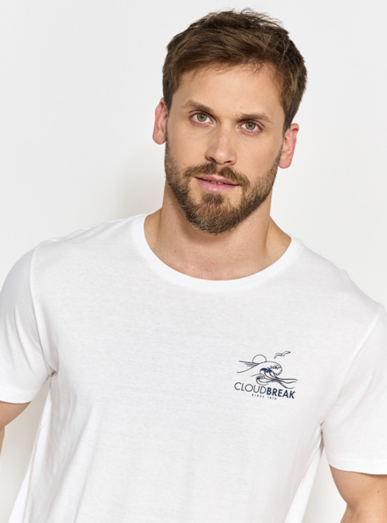 POLERA MANGA CORTA ALGODÓN HOMBRE CLOUDBREAK PRINT - 3