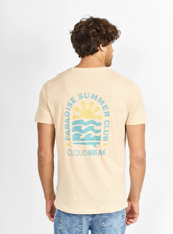 POLERA MANGA CORTA ALGODÓN HOMBRE CLOUDBREAK PRINT - 2
