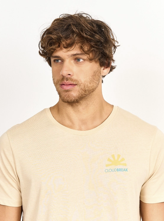 POLERA MANGA CORTA ALGODÓN HOMBRE CLOUDBREAK PRINT - 3