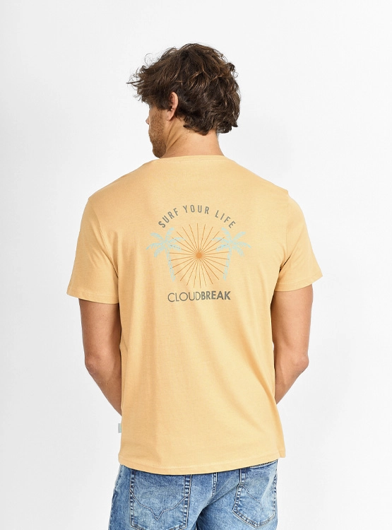 POLERA MANGA CORTA ALGODÓN HOMBRE CLOUDBREAK PRINT - 2