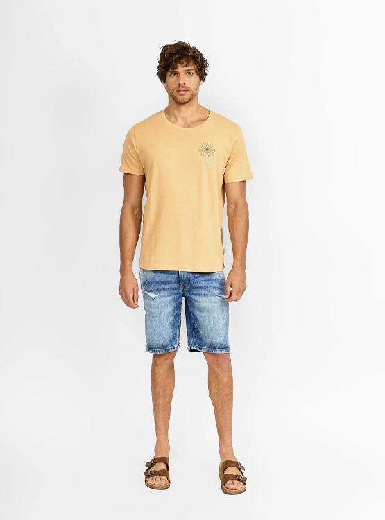 POLERA MANGA CORTA ALGODÓN HOMBRE CLOUDBREAK PRINT - 4