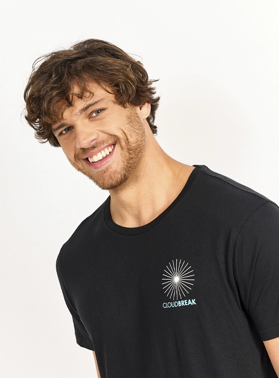 POLERA MANGA CORTA ALGODÓN HOMBRE CLOUDBREAK PRINT - 3