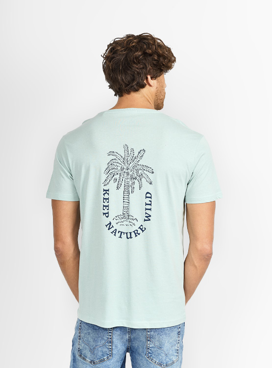 POLERA MANGA CORTA ALGODÓN HOMBRE CLOUDBREAK PRINT - 2
