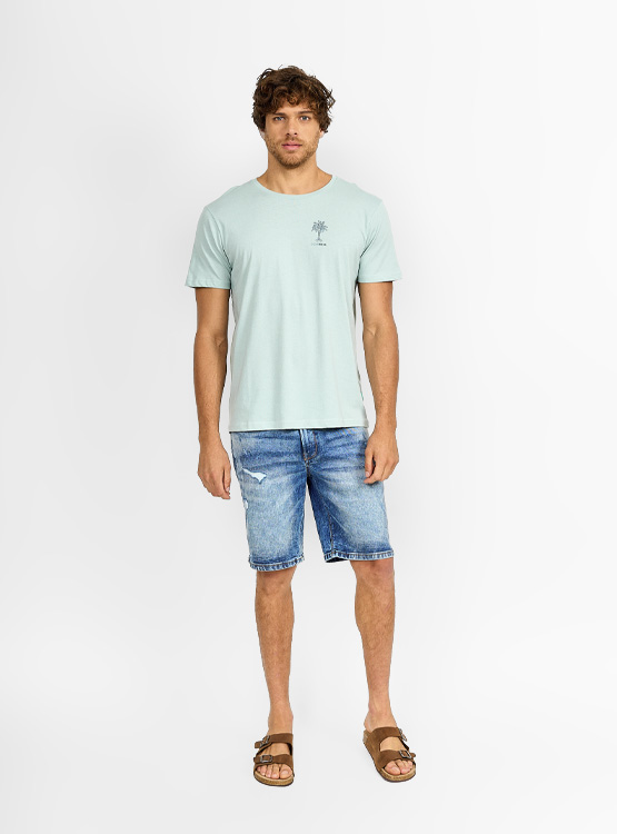 POLERA MANGA CORTA ALGODÓN HOMBRE CLOUDBREAK PRINT - 4