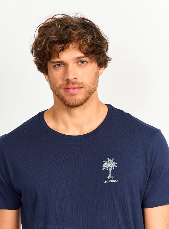 POLERA MANGA CORTA ALGODÓN HOMBRE CLOUDBREAK PRINT - 3