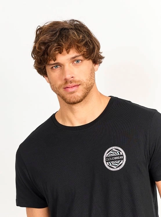 POLERA MANGA CORTA ALGODÓN HOMBRE CLOUDBREAK PRINT - 3