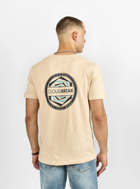 POLERA MANGA CORTA ALGODÓN HOMBRE CLOUDBREAK PRINT - 2