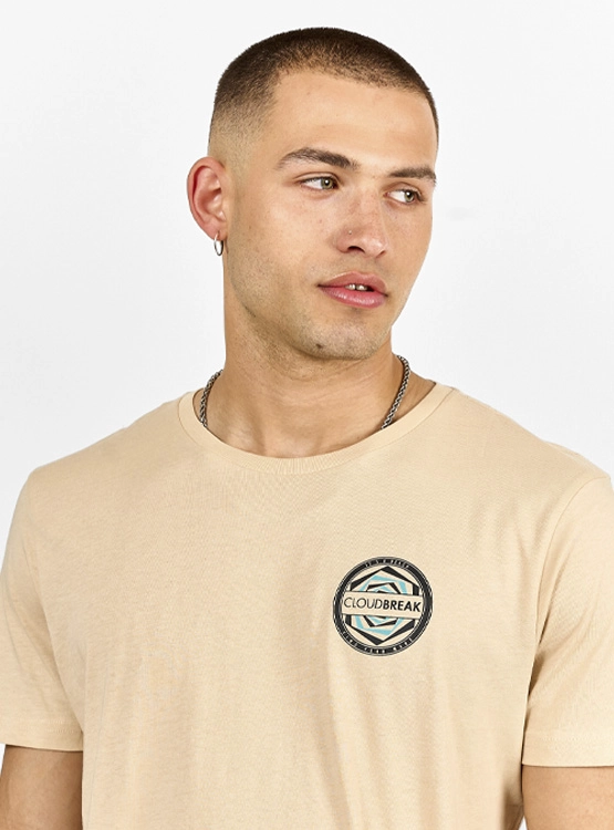 POLERA MANGA CORTA ALGODÓN HOMBRE CLOUDBREAK PRINT - 3